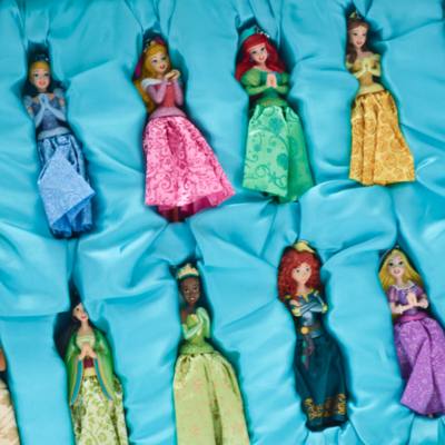 Disney Princess Hanging Ornaments, Set of 12