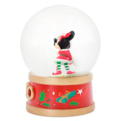Mickey and Minnie Holiday Cheer Snow Globe