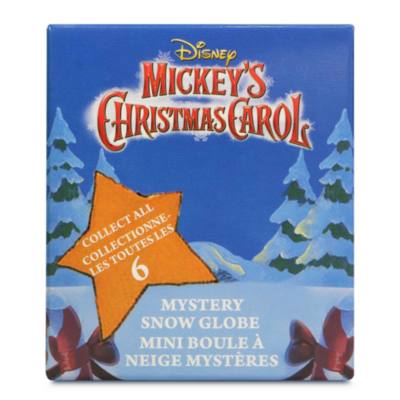 Disney Store Mickey's Christmas Carol Mystery Snow Globe