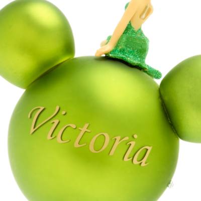 Disney Store Tinker Bell Mickey Icon Hanging Ornament