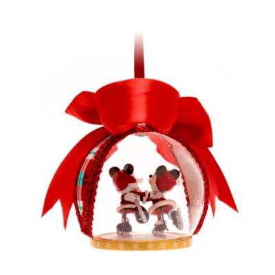 Walt Disney World Mickey And Minnie Festive Hanging Ornament Shopdisney