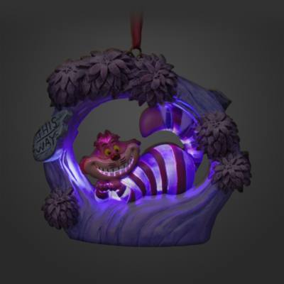 Disney Store Cheshire Cat Light-Up Hanging Ornament
