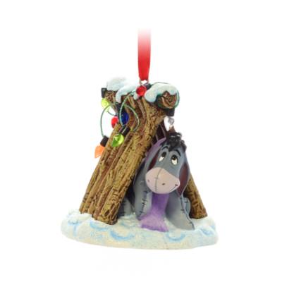 Disney Store Eeyore Festive Hanging Ornament