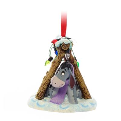 Disney Store Eeyore Festive Hanging Ornament