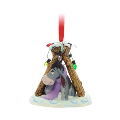 Disney Store Eeyore Festive Hanging Ornament