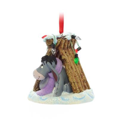 Disney Store Eeyore Festive Hanging Ornament