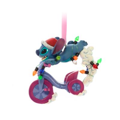 Disney Store Stitch Festive Hanging Ornament