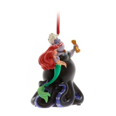 Disney Store Ariel and Ursula Singing Hanging Ornament