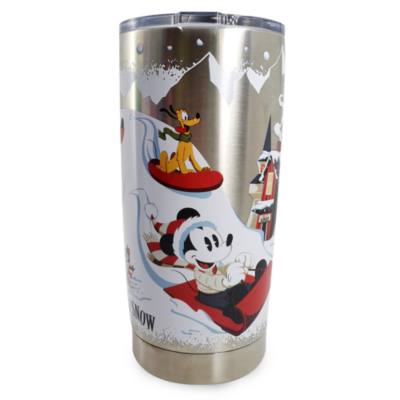 Disney Store Mickey and Friends Festive Travel Tumbler