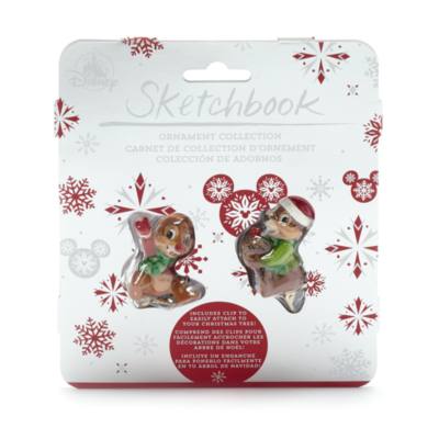 Disney Store Chip &lsquo;n&rsquo; Dale Festive Clip-On Ornaments