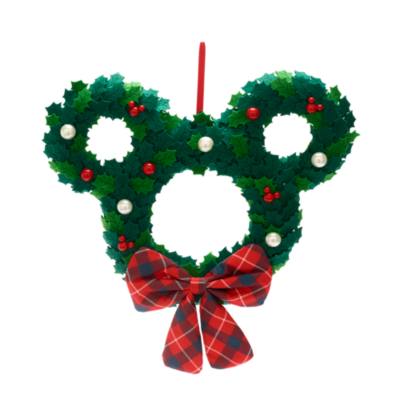 Disney Store Christmas Wreath, Mickey Mouse Icon, Walt's Holiday Lodge