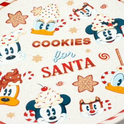Disney Store Mickey Mouse and Friends Milk and Cookies Set, Walt's Holiday Lodge