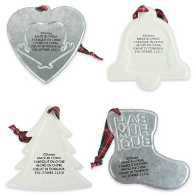 Disney Store Mickey and Friends Metal Hanging Ornaments, Set of 4
