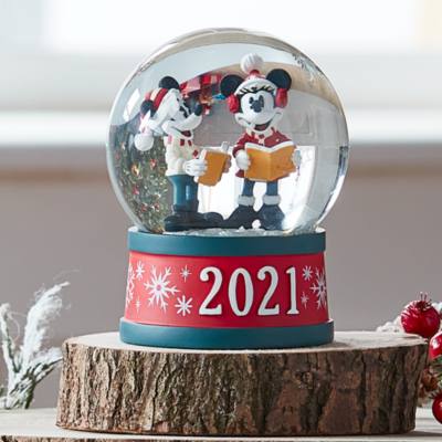 Disney Store Mickey And Minnie 21 Snow Globe Shopdisney