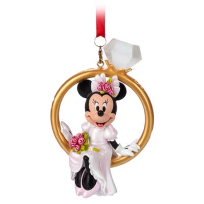 Disney Store Minnie Mouse Engagement Ring Hanging Ornament