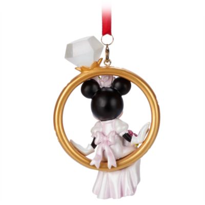 Disney Store Minnie Mouse Engagement Ring Hanging Ornament