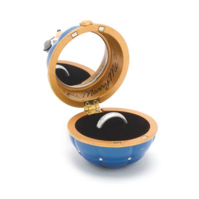Disney Store Mickey Mouse Engagement Ring Box Hanging Ornament