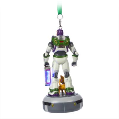 Disney Store Buzz Lightyear and Sox Light-Up Hanging Ornament