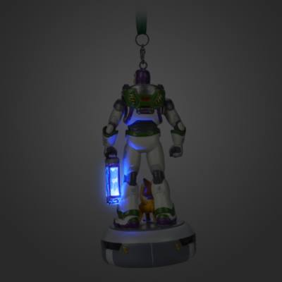 Disney Store Buzz Lightyear and Sox Light-Up Hanging Ornament