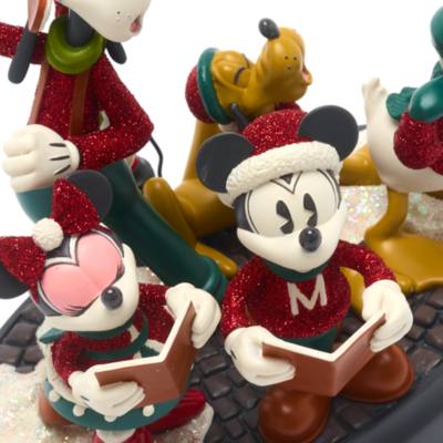 Disney Store Mickey and Friends Vintage Christmas Musical Figurine