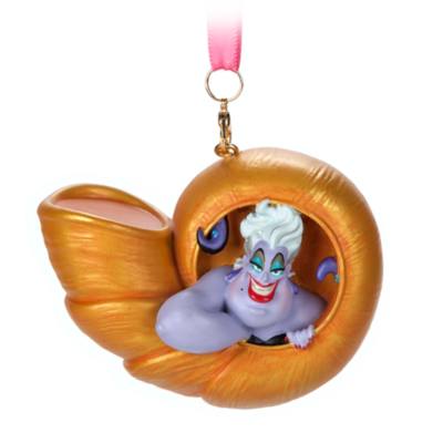 Disney Store - Arielle, die Meerjungfrau - Ursula - Dekorationsst&uuml;ck zum Aufh&auml;ngen in Form einer Muschel
