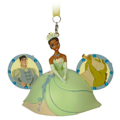 Disney Store The Princess and the Frog Mickey Ears Hanging Ornament