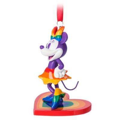 Disney Store Minnie Mouse Disney Pride Sketchbook Ornament