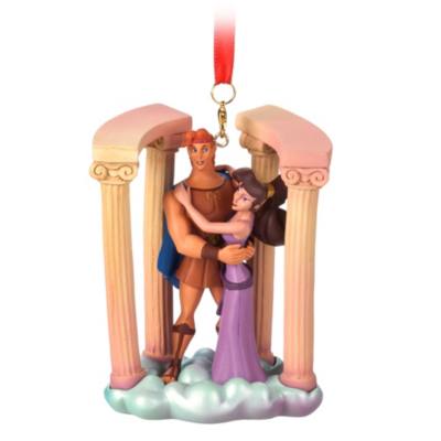 Hercules and Megara Hanging Sketchbook Ornament | Disney Store