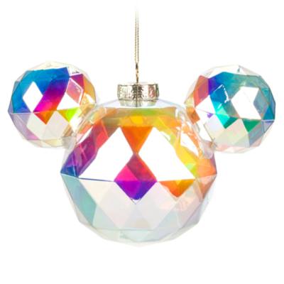 Mickey Mouse Icon Geodesic Glass Ball Hanging Sketchbook Ornament