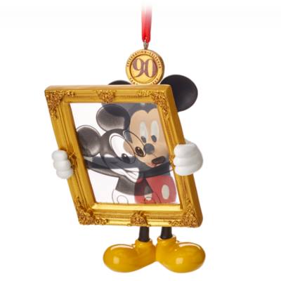 Disney Store Mickey Mouse 90th Anniversary Hanging Ornament