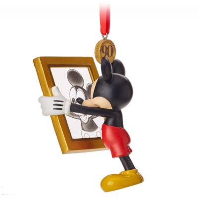 Disney Store Mickey Mouse 90th Anniversary Hanging Ornament