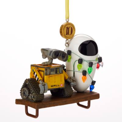 Disney Store - H&auml;ngendes Dekorationsst&uuml;ck zum 10.&nbsp;Geburtstag von WALL&middot;E - Der Letzte r&auml;umt die Erde auf
