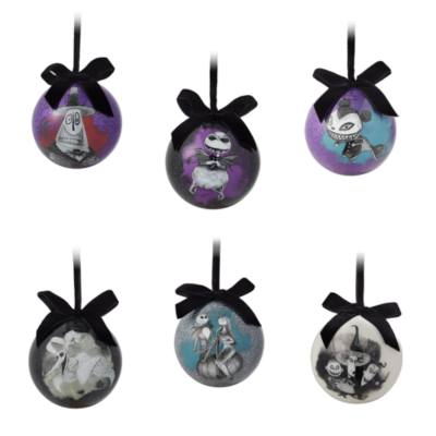Disney Store The Nightmare Before Christmas Baubles, Set of 6