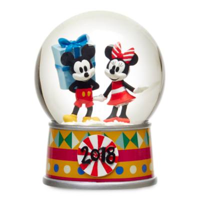 Disney Store Mickey and Minnie Share the Magic Snow Globe