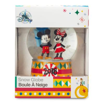 Disney Store Mickey and Minnie Share the Magic Snow Globe