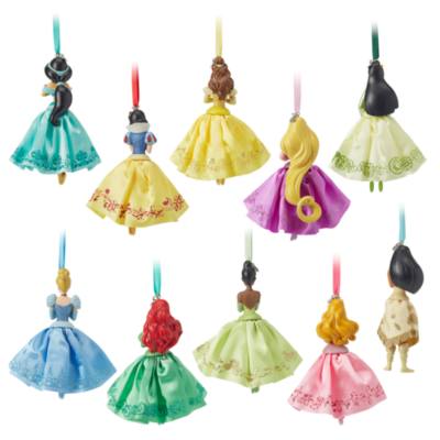 Disney Store Disney Princess Hanging Ornaments, Set of 10