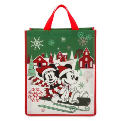 Disney Store - Holiday Cheer - Micky und Minnie - Mehrweg-Einkaufstasche, Standard