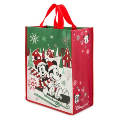 Disney Store - Holiday Cheer - Micky und Minnie - Mehrweg-Einkaufstasche, Standard