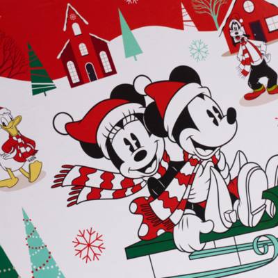 Scatola regalo grande Holiday Cheer Topolino e i oi amici Disney Store