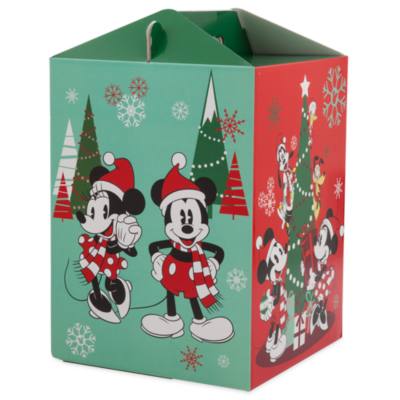 Scatola regalo con manico grande Holiday Cheer Topolino e i suoi amici Disney Store