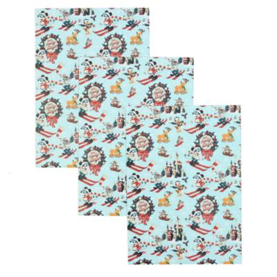 Disney Store Mickey and Friends Festive Wrapping Paper