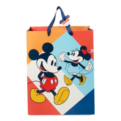 Disney Store Mickey And Minnie Mouse Gift Bag, Medium