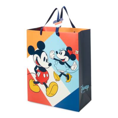 Disney Store Mickey And Minnie Mouse Gift Bag, Medium