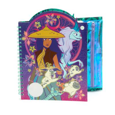 Disney Store Raya and the Last Dragon Erasable Art Book