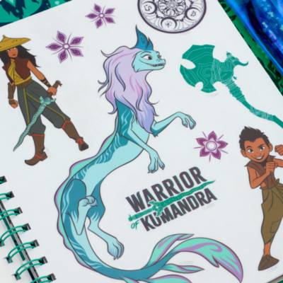 Disney Store Raya and the Last Dragon Erasable Art Book
