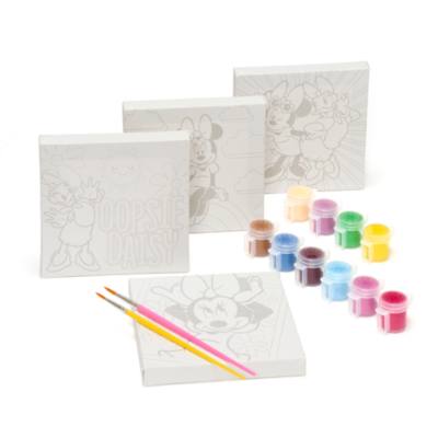 Disney Store - Minnie und Daisy - Malset mit Leinwand