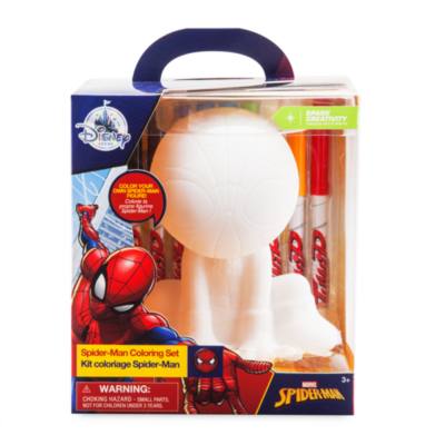Disney Store Spider-Man Figural Colouring Set