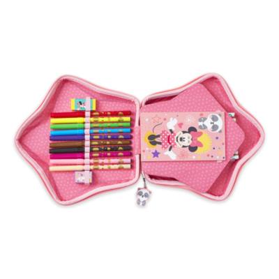 Disney Store Minnie Mouse Zip-Up Stationery Kit