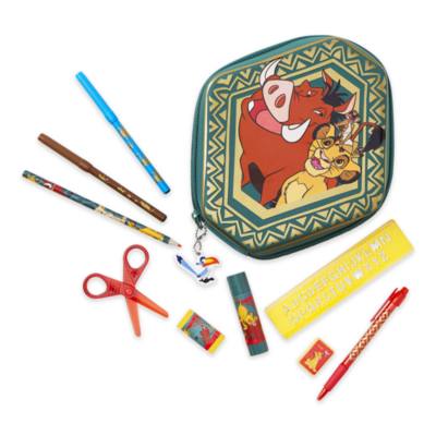 Disney Store The Lion King Zip-Up Stationery Kit