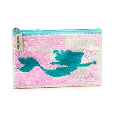 Disney Store The Little Mermaid Reversible Sequin Pencil Case